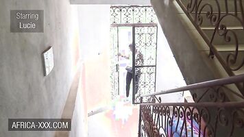 Big ass ebony maid makes love with her boss
