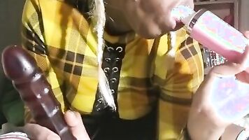 BLACK BARBIE DOLL TOYING W/ HERSELF pt 2: CRAZY CREAMY EXPLOSIVE SQUIRTING