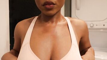 Female POV Big Tits Big Ass Latina Strip Tease Dirty Talk and Load Moaning