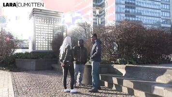 2 Blacks on 1 Blonde | My first threesome with 2 XXL BBC