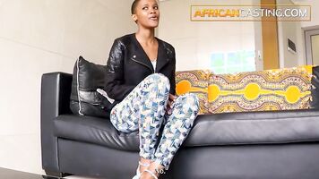 Hot Bald African Teen Tries porn